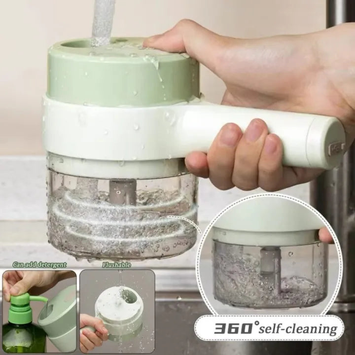 Vegetable Cutter Set Portable Wireless Chopper