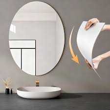 Unbreakable Mirror for Home Decor with Self Adhesive Double Tape PKR 290